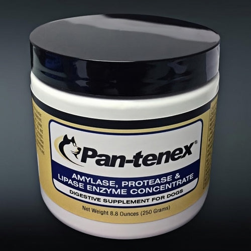 Pantenex Dog Digestive Enzyme Powder, Porcine Pancreatin Supplement for Dogs
